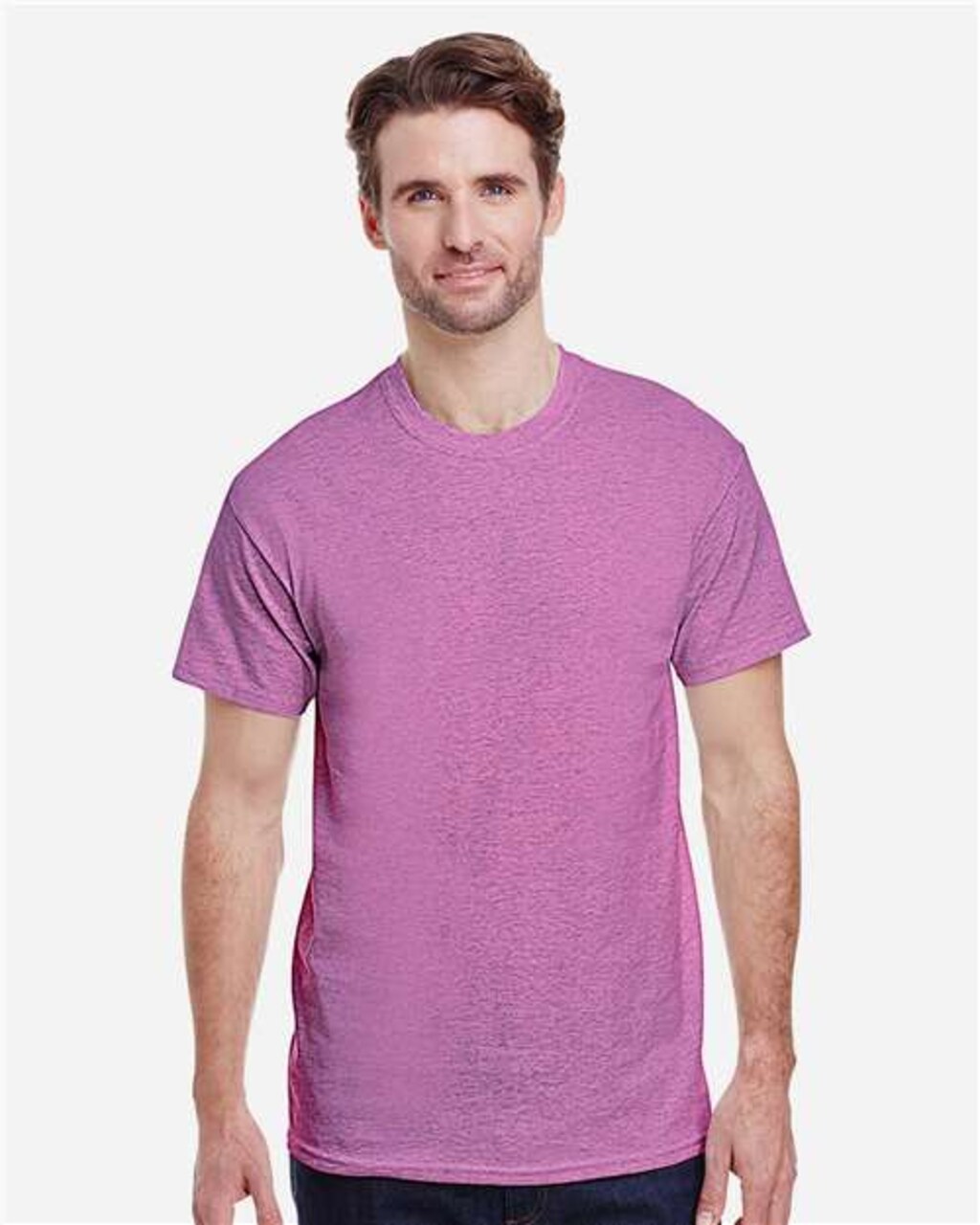 Men’s Heavy Cotton Crewneck T-Shirt for Durable, Everyday & Casual Wear
